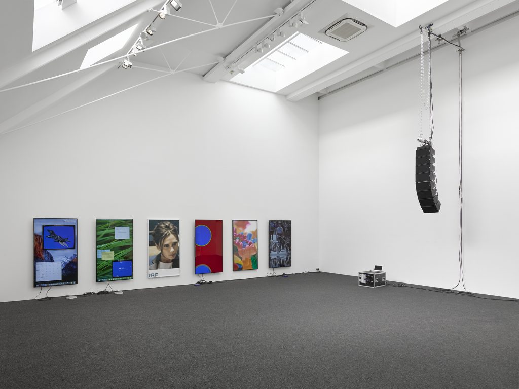 Cory Arcangel: ‘currentmood’ Installation view © Cory Arcangel; Courtesy of Lisson Gallery Photography by Jack Hems