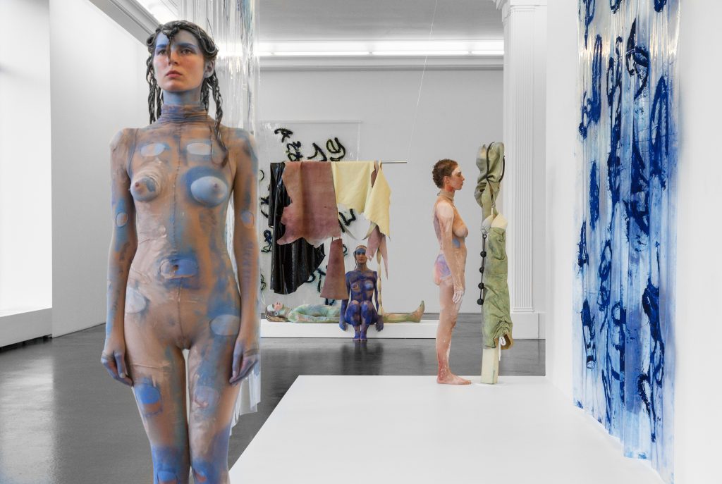 Donna Huanca, 'Surrogate Painteen', Performance view, September 8 - October 28, Peres Projects. Photographer: Matthias Kolb Courtesy Peres Projects, Berlin