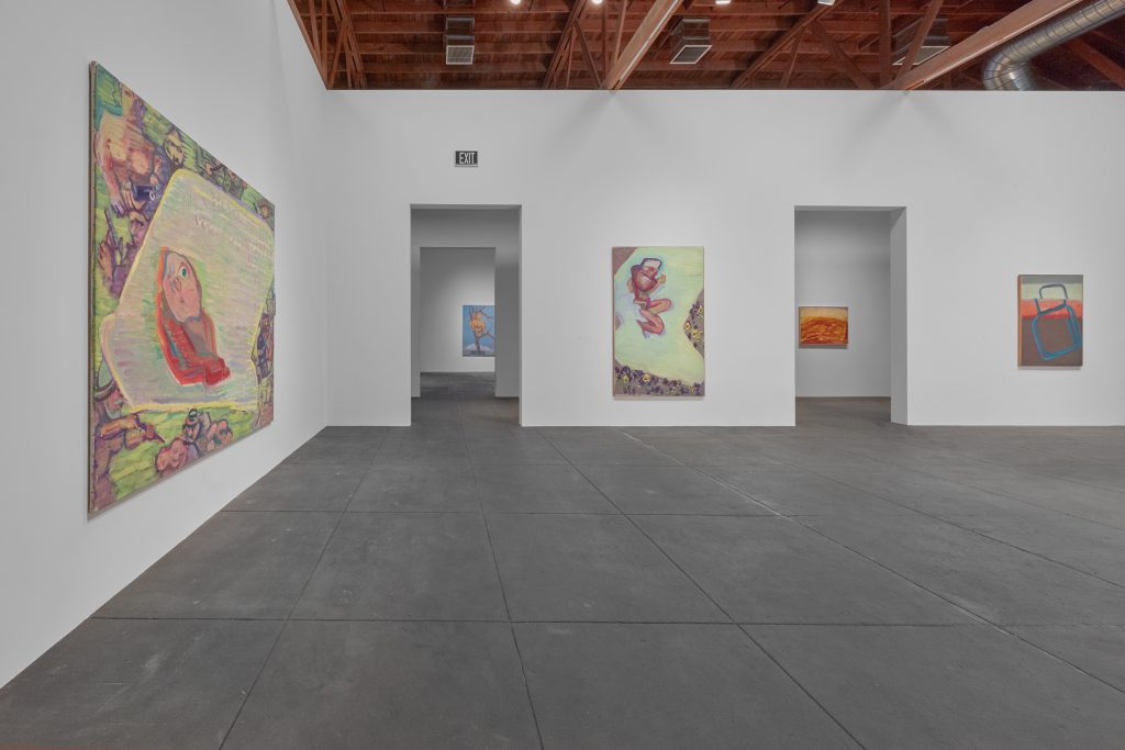 Installation view, 'Maria Lassnig. A Painting Survey, 1950 – 2007'  Hauser Wirth & Schimmel, 2016. Photo: JR Doty © Maria Lassnig Foundation  Courtesy Hauser & Wirth 