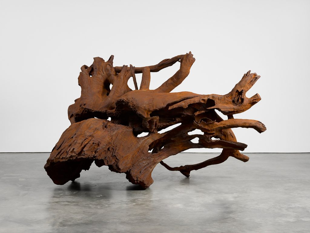 Ai Weiwei 'Iron Root', 2015 Cast iron, 180 x 240 x 340 cm, 70 7/8 x 94 1/2 x 133 7/8 in.  © Ai Weiwei; Courtesy Lisson Gallery.