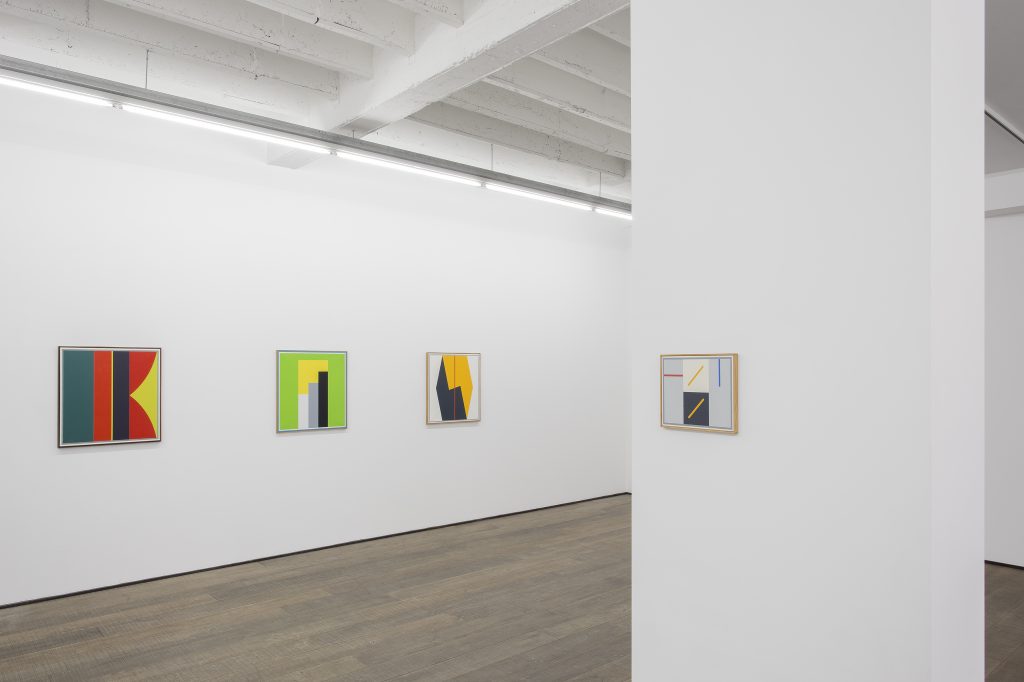 Léon Wuidar 'Paintings from the 80s' Installation view at Rodolphe Janssen. Courtesy of the artist and rodolphe janssen, Brussels. Hugard & Vanoverschelde photography.