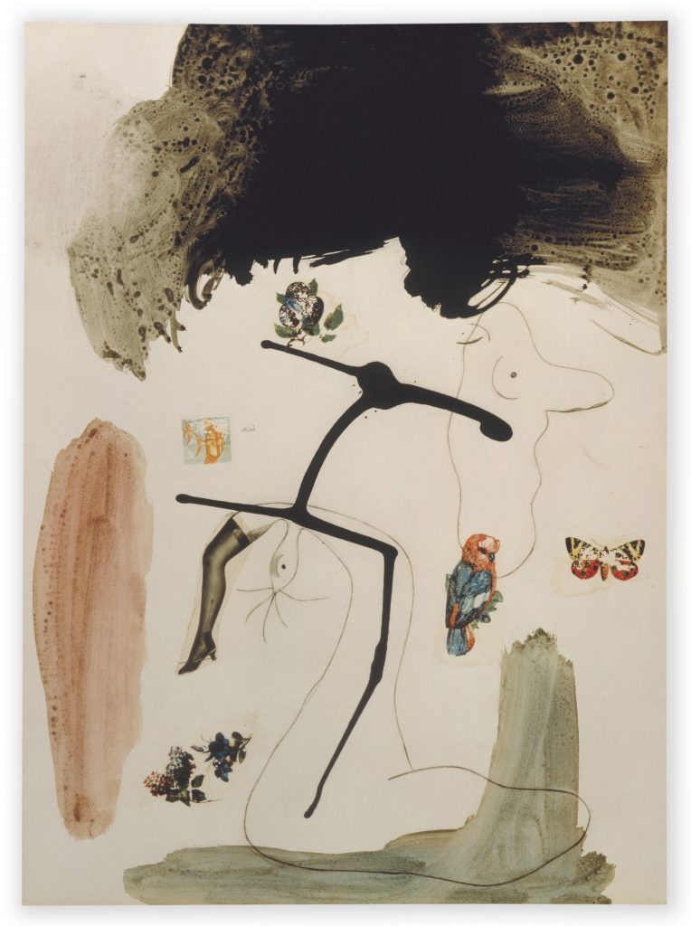 Joan Miró, 'Métamorphose' (Metamorphosis), 1936 Pencil, India ink, decal, and watercolor on paper, 62 x 46 cm / 24 3/8 x 18 1/8 in © 2016 Artists Rights Society (ARS), New York. Courtesy Hauser & Wirth
