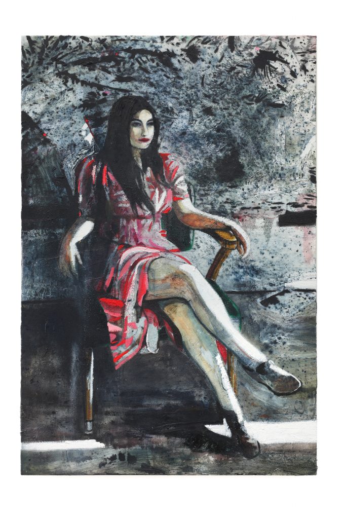 RAFFI KALENDERIAN 'Ariana', 2016 Oil on canvas, 36 × 24 in 91.44 × 60.96 cm. Courtesy Brand New Gallery.