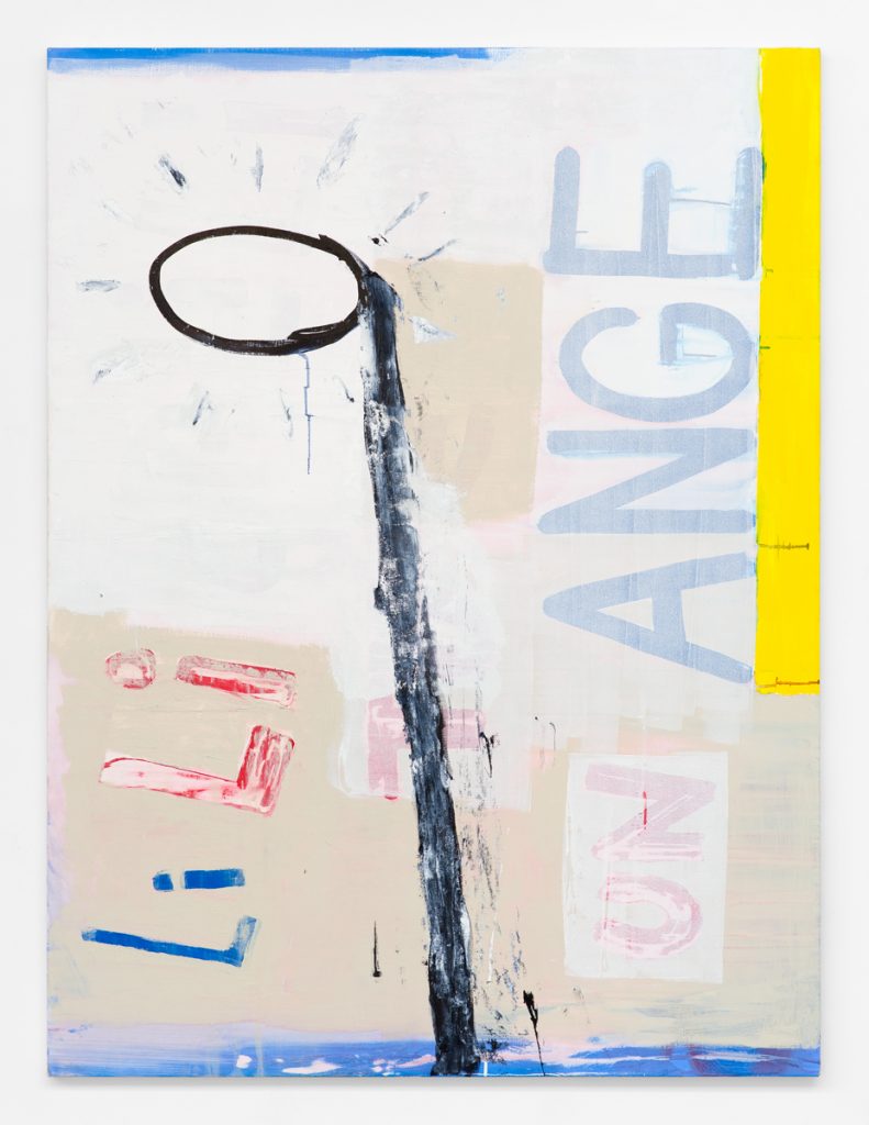Walter SWENNEN Ange Lili, 2016 acrylic and oil on canvas 180 x 135,5 x 3 cm Photo credit: HV-Studio, Brussels Courtesy: the Artist and Xavier Hufkens, Brussels