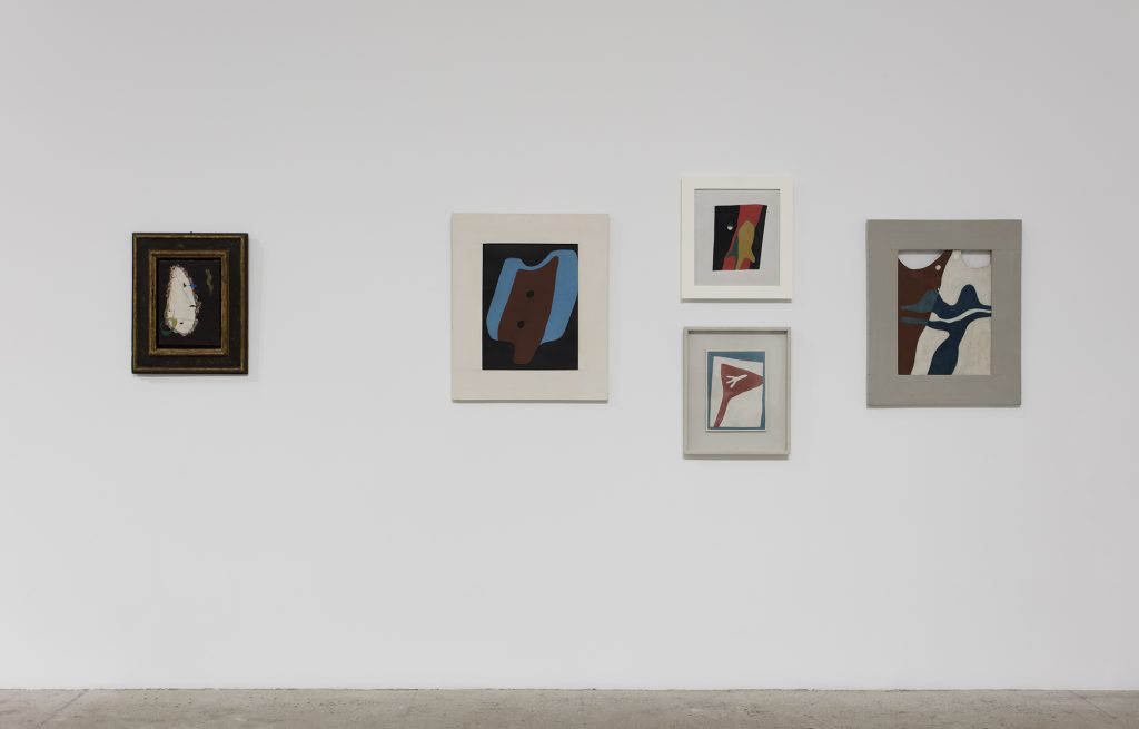 Installation view, 'Schwitters Miró Arp' Hauser Wirth & Schimmel, 2016 Photo: Brian Forrest Courtesy the artists and Hauser & Wirth © Artists Rights Society (ARS) New York / VG Bild-Kunst, Bonn